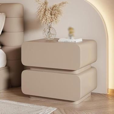 Imagem de Quarto Lateral Com Cômoda, Mesa De Fim De Meados Do Século Com Armazenamento Para Quarto, Sala De Estar E Corredor Com 2 Gavetas, Style4, 40x40x50cm