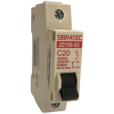 Imagem de Disjuntor unipolar 20a - sibratec