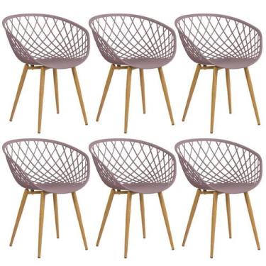 Imagem de Kit 6 Cadeiras Laráz Clarice Nest de Jantar - Fendi - Laraz