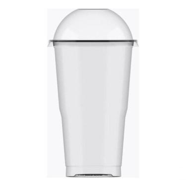 Imagem de Copo Descartável Crystal Bello 300 com Tampa Bolha 300ML Transparente Caixa com 320 Unidades