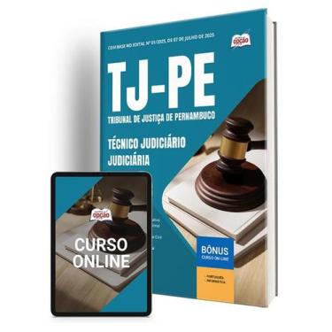 Imagem de Apostila TJ-PE - Técnico Judiciário - Judiciária - Apostilas Opção