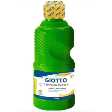 Imagem de Têmpera Guache Giotto Verde Folha Textura Cremosa e Opaca de Alta Cobertura 250ML para...