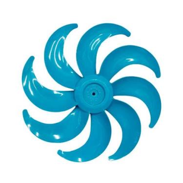 Imagem de Hélice Original Mondial Maxi Power 8 Pás 40cm Azul Petróleo