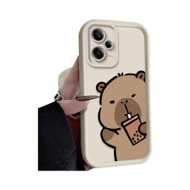 Imagem de Capa De Celular Fosca Capybara Para Xiaomi Redmi Note 14 13 12 11 pro 