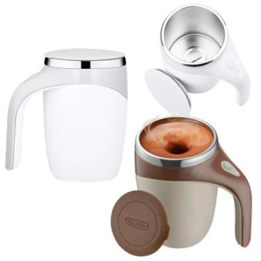 Imagem de Caneca Mixer Automática Termica Para Leite Cafe Capuccino Xicara Eletr