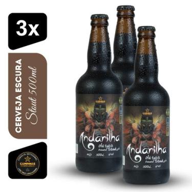 Imagem de Cerveja Stout Andarilha Campinas 500ml Kit 3 unidades - Cervejaria Cam