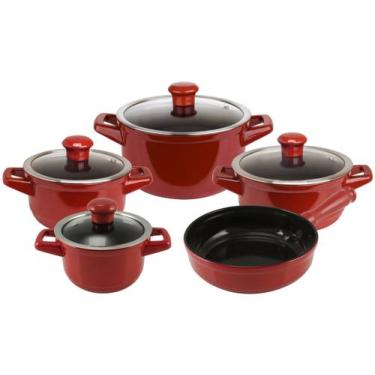 Imagem de Jogo de Panelas de Cerâmica Smart Duo 5 Peças Pomodoro Ceraflame