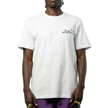 Imagem de Camiseta Lost Joker Punch Lost SM25 Masculina Branco, GG, Branco