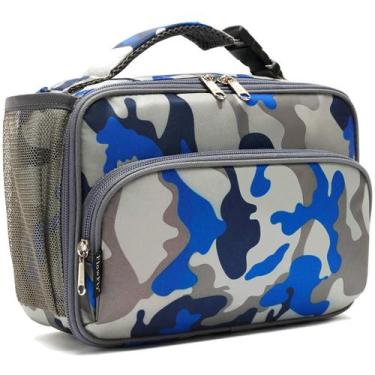 Imagem de Lancheira FlowFly Kids Isolated Soft Bag Mini Cooler Blue