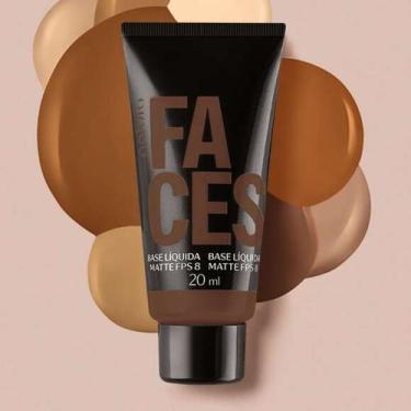 Imagem de Base Líquida Checkmatte Faces 20 ml - Maquiagem , 48 F