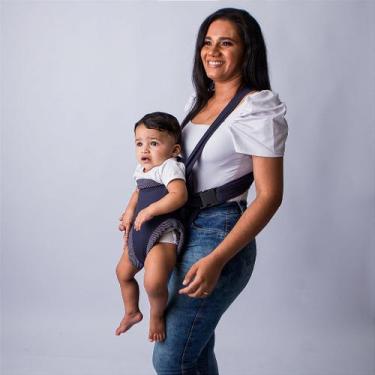 Imagem de Canguru Bublim Marinho - Ergonomico e Confortável para Bebês - INCOMFR