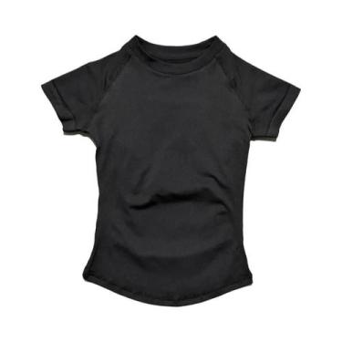 Imagem de Leotardo Feminino Sem Costura Para Esportes, Manga Curta, Ioga, Corrid