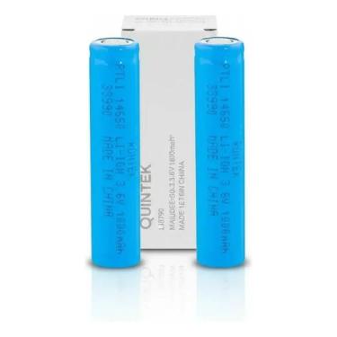Imagem de Kit 2 Bateria Recarregável Li-Ion 14650 3,6V 1000Mah Rontek, Padrão