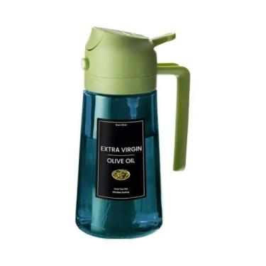 Imagem de Spray De Azeite De Vidro Azul 16oz 470ml, Dispensador 2 Em 1 Para Cozi