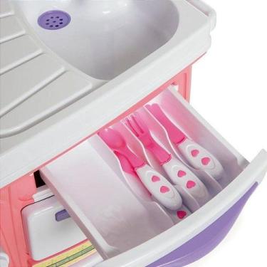 Imagem de Brincando De Casinha Bella Cozinha Com Acessórios E água De Verdade - 
