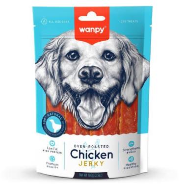 Imagem de Petisco Wanpy para Cães Tiras de Frango 100g