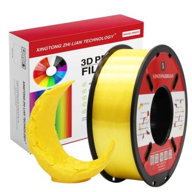 Imagem de PLA Filament 1.75mm, 3D Printer Filament for 3D Printers Accuracy +/- 0.02 mm 1Kg Spool, 1.75mm, Gloden Silk