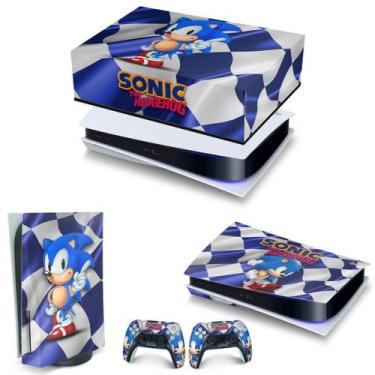 Xbox 360 Slim Capa Anti Poeira - Sonic The Hedgehog - Pop Arte Skins