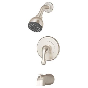 Imagem de Symmons – Torneira de chuveiro e banheira com 1 alça, Satin Nickel