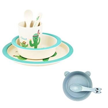 Imagem de Conjunto Infantil Refeição Cactus - 6 Itens