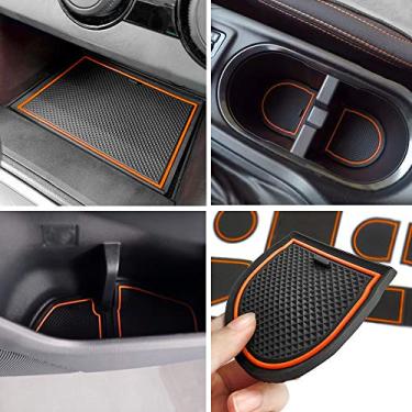 Imagem de Auovo Tapetes antipoeira para Subaru Crosstrek 2018 2019 2020 2021 2022 2023 Subaru Crosstrek e 2018-2023 Impreza Gate forros de porta inserções de porta-copos acessórios interiores (pacote com 14)