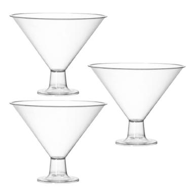 Imagem de Kit 03 Taça Martine Doceira Bomboniere Sobremesas 2400Ml