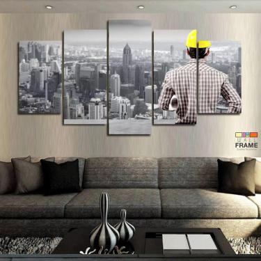 Imagem de Quadros Decorativos Engenharia Civil 63x130mt em Tecido