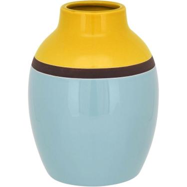 Imagem de JOHNNY VASO 21x15x15cm CERÂMICA AZUL