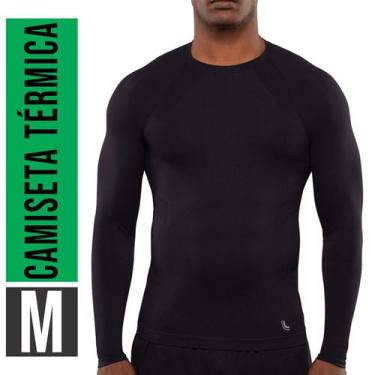 Imagem de Camiseta Masculina Lupo Manga Longa Térmico Com Compressão Fitness
