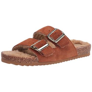 Imagem de Vince Camuto Sandália feminina Mannissa com duas fivelas, Conhaque, 34