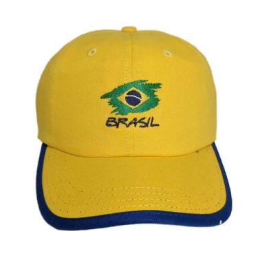 Imagem de Boné Seleção Brasileira Unissex - Amarelo - World Cap