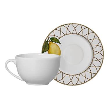Imagem de Conjunto Alleanza de 6 Xicaras Chá com Pires Siciliano, Padrão