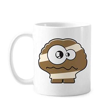 Imagem de Caneca Alienígena Marrom Universo e Alienígena Cerâmica Café Porcelana Utensílios de Mesa