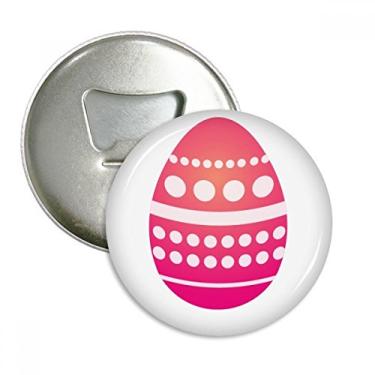 Imagem de Emblema multifuncional com ímã de geladeira e pontos rosa para festival religião de páscoa