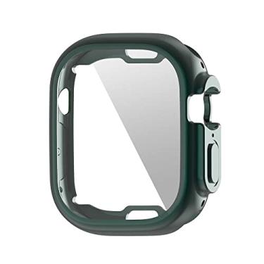 Imagem de Ultra Case TPU Capa Proteção Total LTIMPORTS, compativel com Apple Watch Ultra 49mm e Apple Watch Ultra 2 49mm(Verde)