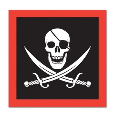 Imagem de Guardanapos de almoço pirata (2 camas) (16/embalagem)