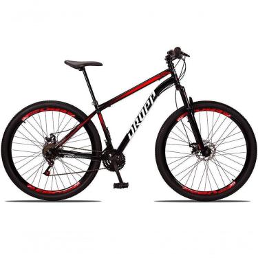 Imagem de Bicicleta 29 Dropp Sport Aço 21M Preto+vermelho