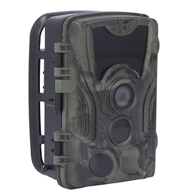 Imagem de Câmera de Trilha Ativada por Movimento, Ocultação Forte Ângulo de Detecção de 120 ° Hotspot Link APP Câmera de Caça LED Infravermelho Distante para Fazenda