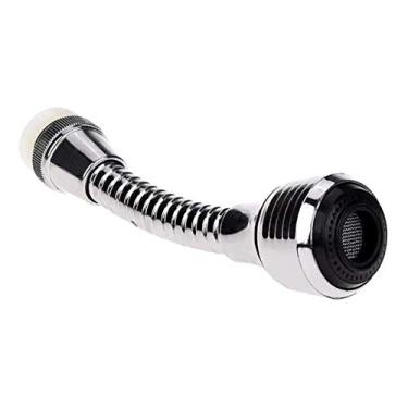 Imagem de Bico Flexível para Torneira Inox 360° – Aerador com Economia de Água, Alta Pressão, Cromado e Ajustável