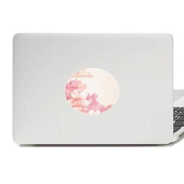 Imagem de Adesivo para laptop Sakura Flower Pink Pattern Japan Vinyl Emblema Graphic Laptop Decalque