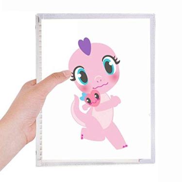 Imagem de Caderno Dinossauro Kingdom Love You com Folhas Soltas e Diário Recarregável