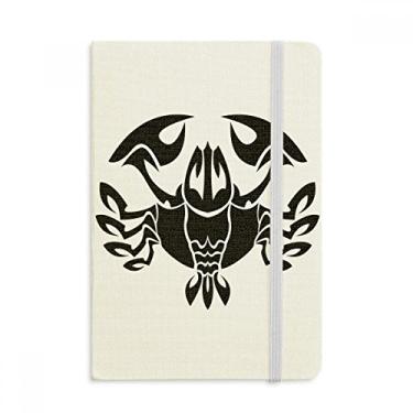 Imagem de Caderno com símbolo do signo do zodíaco de Constelação de câncer, capa dura oficial, diário clássico