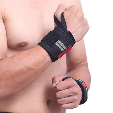 Imagem de Par De Luvas Munhequeira Para Crossfit Pulso Punho Polegar