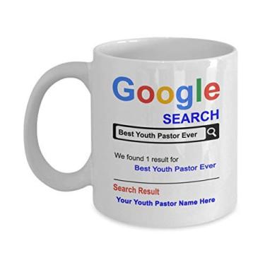 Imagem de SpreadPassion Caneca de café de pastor juvenil personalizada - Presentes de pastor juvenil - Caneca de pastor juvenil personalizada - Caneca de café de 325 ml