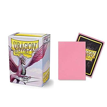 Imagem de Dragon Shield Matte Pink Standard Size 100 ct Card Sleeves Individual Pack