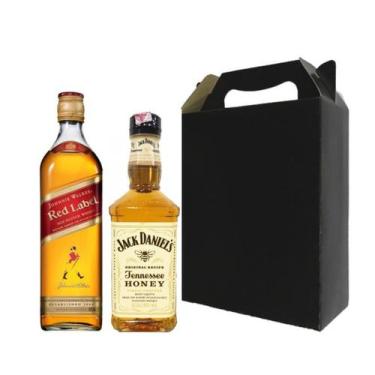 Imagem de Kit Presente - Whisky ( Red Label / Jack Daniel's - Honey)