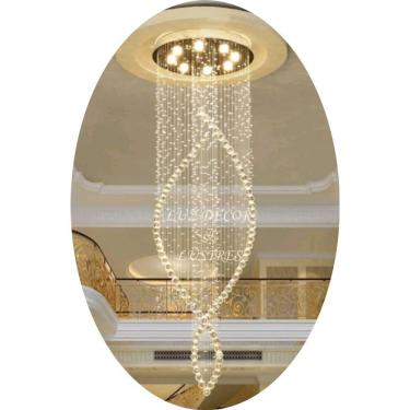 Imagem de Luminária Espiral Duas Camadas Com Lâmpadas Inclusas