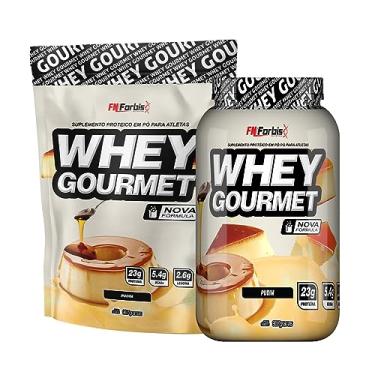 Imagem de Kit Pote + Refil Whey Protein Gourmet - FN Forbis Nutrition (Pudim)