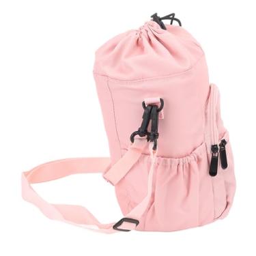 Imagem de Pacote de Estilingue para Garrafa Térmica, Porta-garrafas de água Isolado de 32 Onças e 40 Onças Portátil para Caminhadas (Rosa)