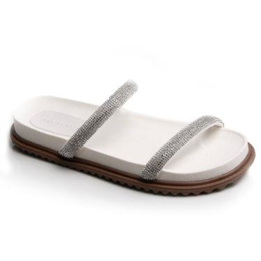 Imagem de Sandália Birken BK02 Off White com Strass 2585